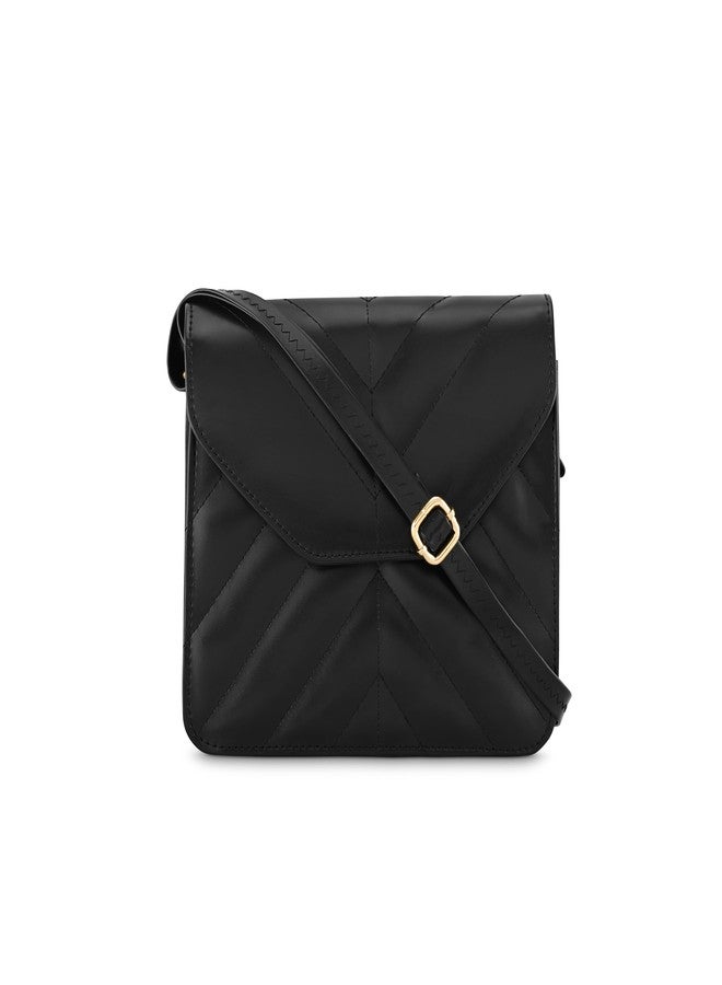Fastrack Quilted Sling Bag for Women, Ladies and Girls with Adjustable Strap - Image 1